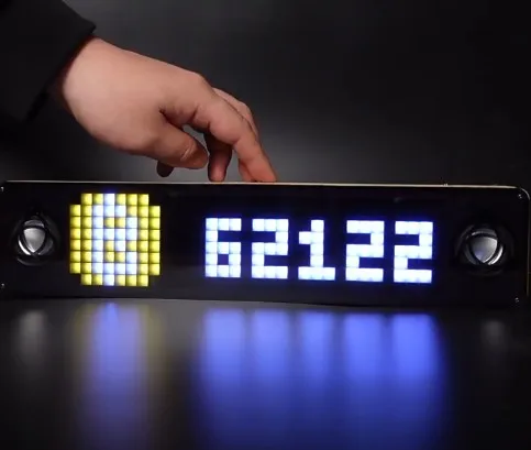 Zaslon piksela žarulja je kompatibilna s awtrix Pixel Clock DIY Kit ESP32 ws2812 Slika 2
