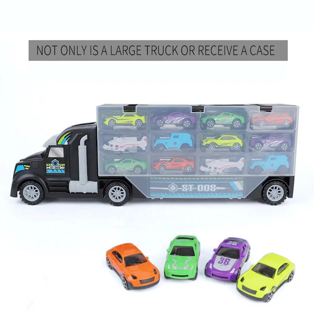 Kontejner za skladištenje dječjih igračaka u prednjem dijelu kamiona-brod može kliziti P858-a 1 kom. plastična imitacija kamiona Mini-auto igračka Slika 3